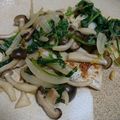 ほそあず's cooksnap of when they made タラ×舞茸たまねぎ小松菜の炒め物.