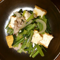 m_mind's cooksnap of when they made 厚揚げと豚肉の甘味噌炒め.
