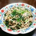 だいたいぶ's cooksnap of when they made ひき肉とニラもやし☆スタミナもりもり炒め.