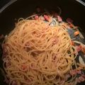 ☆Itsumi☆'s cooksnap of when they made 塩トマト　de　秋のパスタ.