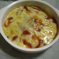 ちゃげ子's cooksnap of when they made ニョッキのミートソースチーズ焼き.