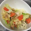 zwanzig's cooksnap of when they made 簡単キャベツとツナのバター醤油炒め.