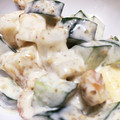 chulita5's cooksnap of when they made きゅうりとちくわのサラダ.