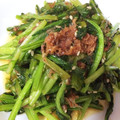 kiki1173's cooksnap of when they made 簡単！かぶの葉のおかか炒め.