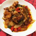 ゆううきっちょ's cooksnap of when they made 【簡単】野菜たっぷり！酢鶏.