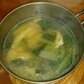 かめのたろう's cooksnap of when they made 我が家の味噌汁(小松菜／ほうれん草).