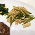 chibijuju's cooksnap of when they made 簡単一品！きのことアスパラのマヨポン炒め.