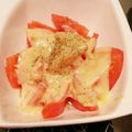 はるいろいちご's cooksnap of when they made ズボラごはん「トマトのチーズ焼き」.
