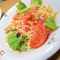 クックV2EPOE☆'s cooksnap of when they made トマトとマッシュルームとツナの冷製パスタ.
