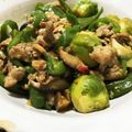 kaogege's cooksnap of when they made 旨っ！♡栄養満点♡芽キャベツの回鍋肉.