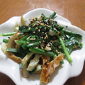 miyuki12's cooksnap of when they made 速攻一品♪ニラとちくわのオイマヨ炒め.