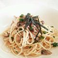 LunaJuno's cooksnap of when they made 山盛りキノコの和風タラコスパゲティ.