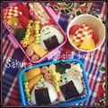 しばさく's cooksnap of when they made キャラ弁☆簡単おにぎりキャラご飯プレート.