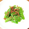 puti0612's cooksnap of when they made 絹さやの干しえび和え.
