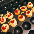 ampammam's cooksnap of when they made たこ焼き器で＊ひとくちオムライス♡.