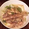 riokusano's cooksnap of when they made 白ネギの豚バラ巻き巻き.