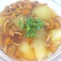mzhroom's cooksnap of when they made 加賀太きゅうりとなめこの冷鉢.