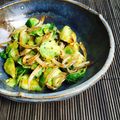 ｍａｒしゃん's cooksnap of when they made 芽キャベツとじゃこの炒め物.
