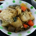 4double5's cooksnap of when they made ぶりと大根、にんじん、厚揚げの煮物.