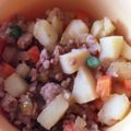 rinrin070's cooksnap of when they made 麺つゆ煮込み☆お手軽肉じゃが。.