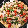 かめちび's cooksnap of when they made ＊フライパンde簡単本格パエリア＊.