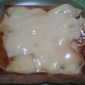 anebuta's cooksnap of when they made プリン乗せるだけトースト.