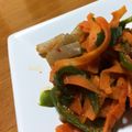 今井氏's cooksnap of when they made 簡単！こんにゃくと野菜の甘辛炒め.