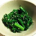 ビーちゃんマム's cooksnap of when they made 簡単！めんつゆで、わさび菜のおひたし♪.