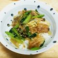 アメショのリョウちん's cooksnap of when they made 豚バラ肉と小松菜のとろとろ甘辛炒め煮丼.