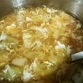 ナスナス's cooksnap of when they made お2人様♪キャベツとふわふわ卵のスープ★.