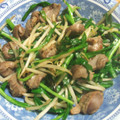 りゅうパパ's cooksnap of when they made 砂肝ともやしのシンプル炒め.