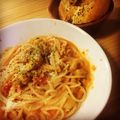 Roycham's cooksnap of when they made トマト缶で簡単＊トマトクリームパスタ.