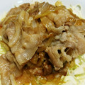 riea1130's cooksnap of when they made 簡単☆豚バラ肉と玉ねぎの生姜焼き風.