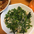 a0imama♡'s cooksnap of when they made ほうれん草のしらす和え.