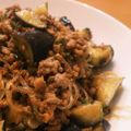 Bobson's cooksnap of when they made キムチ鍋の素で麻婆茄子風に.
