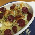 39mama39's cooksnap of when they made じゃがいもとサラミのオーブン焼き❤️.