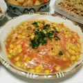 クックU8XZ6O☆'s cooksnap of when they made 簡単!もやしと卵とじのコーンのあんかけ☆.