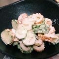 ☆ちゃちゃっとさん☆'s cooksnap of when they made きゅうりとちくわのサラダ.