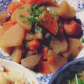 かりかり梅。's cooksnap of when they made #大根と人参とこんにゃくの煮物.