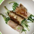 ゆきたーの's cooksnap of when they made 水菜の豚肉巻きさっぱりレモンソースがけ.