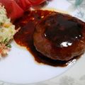 NAGANO久留米's cooksnap of when they made 我が家の定番☆ハンバーグ.