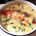 あしゅ_'s cooksnap of when they made 材料これだけ！鮭のキッシュ風グラタン.