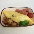 モモ妹's cooksnap of when they made お弁当にオムライスをきれいに入れる方法.