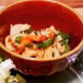 mrachhan's cooksnap of when they made ピーマンにんじんちくわごま炒め.