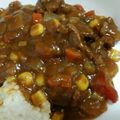 sunsung's cooksnap of when they made 夏だ！カレーだ！シャキシャキキーマカレー.