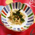 pitachan1's cooksnap of when they made えのき・蓮根・法蓮草のマスタード醤油和え.