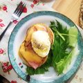 かえるの松武's cooksnap of when they made 朝ごはんに。簡単エッグベネディクト。.