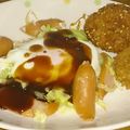 みゆwaco 's cooksnap of when they made ハムとキャベツの巣ごもり目玉焼き♪.