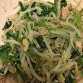 節約・ダイエット母's cooksnap of when they made 超簡単☆ほうれん草ともやしの和風サラダ.