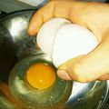 ポッキーだいすき's cooksnap of when they made 卵を片手で割る方法.